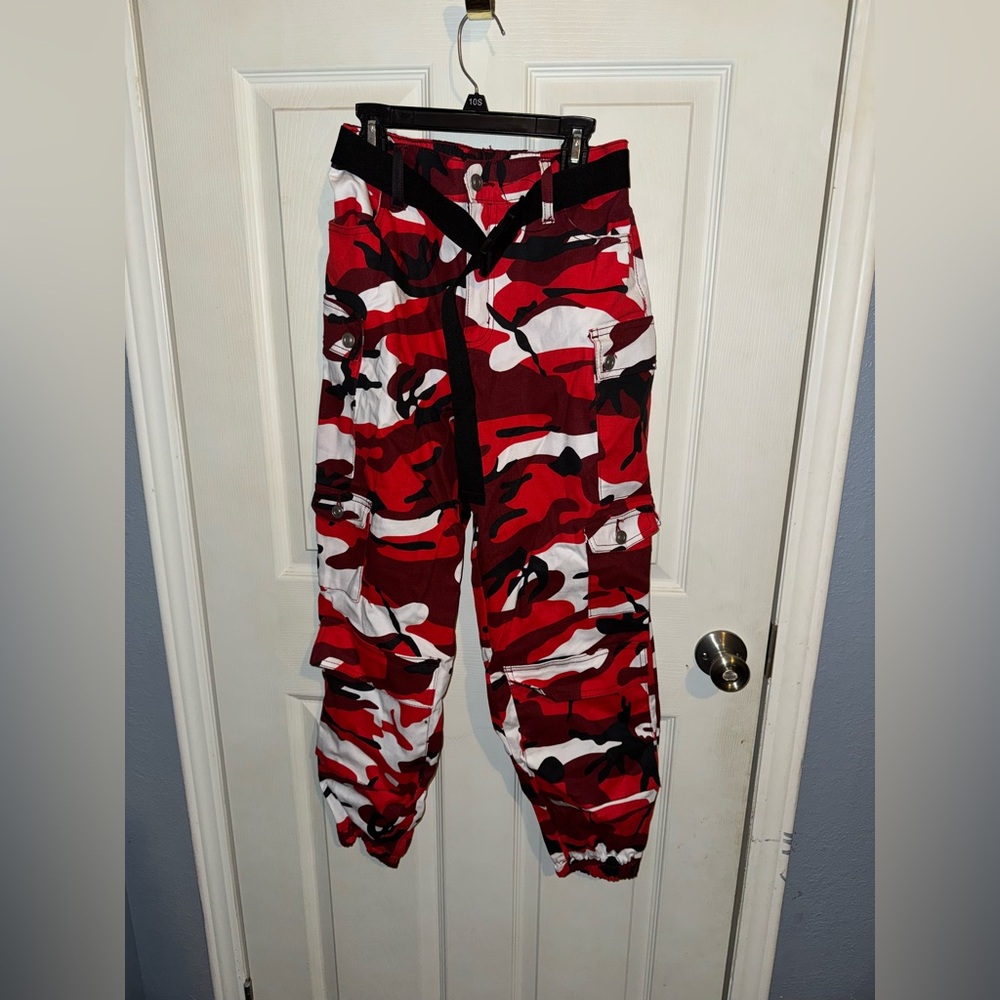 Rue21 Red and Black Checkered Shorts